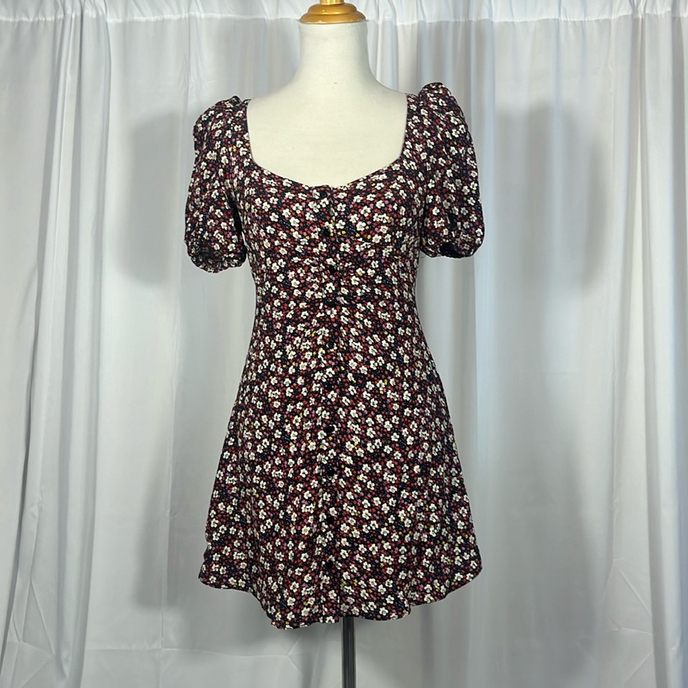 ZARA floral mini dress